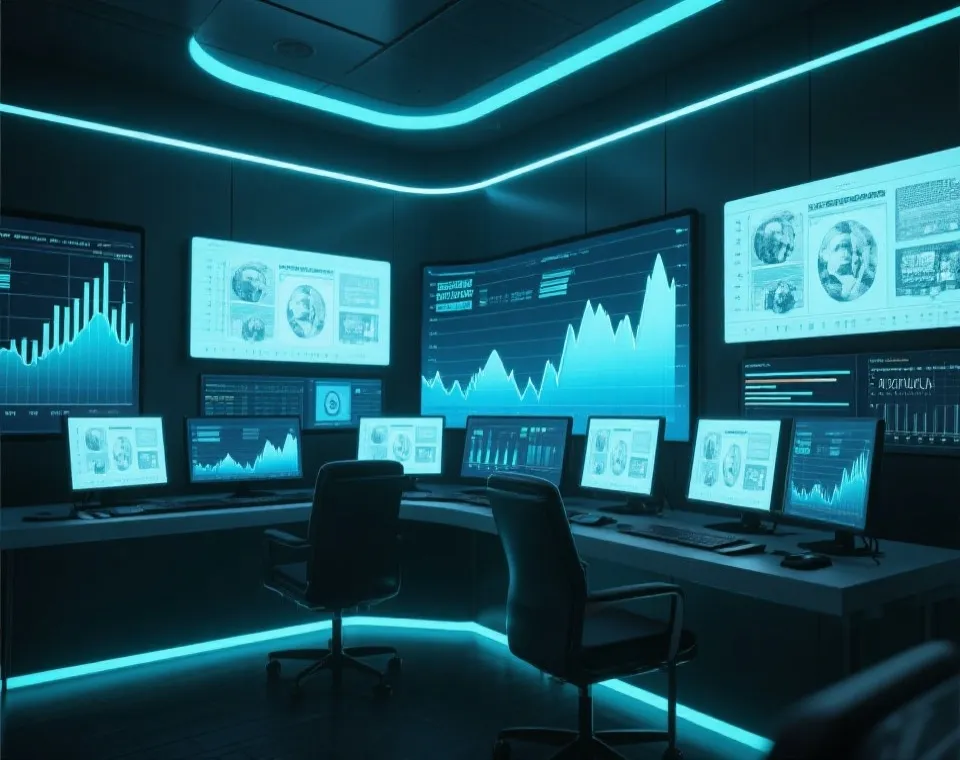 幸运飞艇走势图与统计分析场景示意图